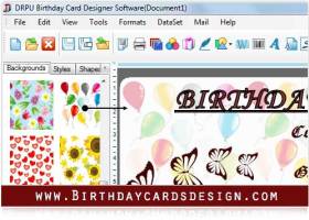 Birthday Cards Design screenshot