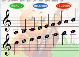 Sheet Music Treble Clef and Bass Clef HN screenshot