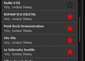 Radiolix radio player screenshot