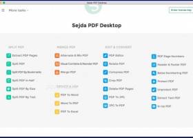 Sejda PDF Desktop screenshot