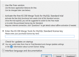 KS DB Merge Tools for MySQL screenshot
