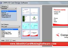 Identity Card Making Software screenshot