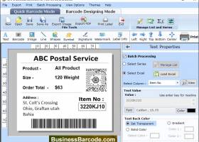 Business Barcode Application screenshot