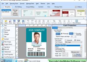 ID and Label Designing Software screenshot