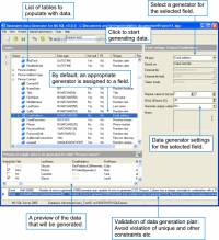 Data Generator for MS SQL screenshot