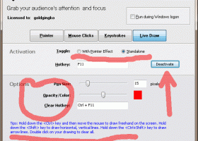 Portable Presentation Pointer screenshot