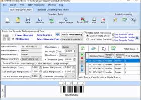 Shipping Logistic Barcode Maker Program screenshot