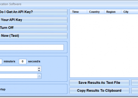 Automatically Log Laptop Computer Location Software screenshot