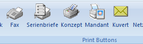 Word Print Buttons screenshot