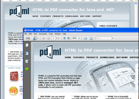 PD4ML. HTML to PDF converter for Java screenshot