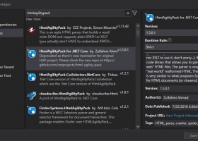 Html Agility Pack screenshot