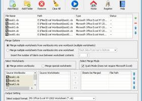 Okdo Excel Merger screenshot