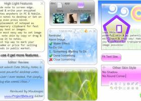 Cute Sticky Notes for win7 XP Vista screenshot