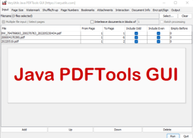 VeryUtils Java PDFTools GUI screenshot