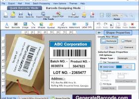 Barcode Generator Software screenshot