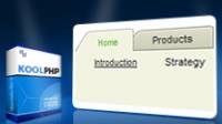 KoolTabs - Powerful PHP Tab Menu screenshot