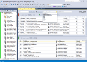 dbForge Index Manager for SQL Server screenshot
