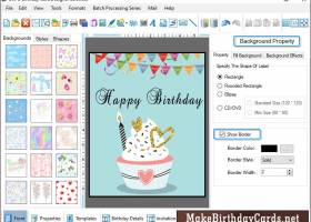 Make Birthday Cards Software screenshot