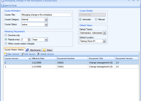 Training Manager Enterprise Edition screenshot