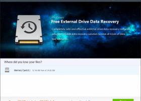 Free External Drive Data Recovery screenshot