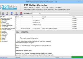 PST to EML Converter screenshot