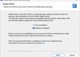 Media Player Codec Pack screenshot