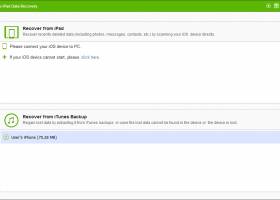 Free iPad Data Recovery screenshot
