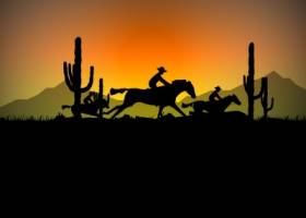 Cowboy Ride Screensaver screenshot