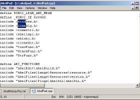AkelPad (x64 bit) screenshot