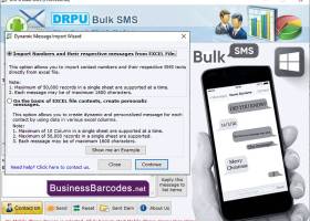 Windows Bulk Messages Sender Tool screenshot