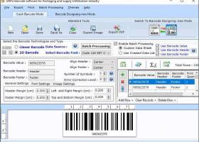 Barcode Software for Goods Packaging screenshot