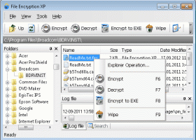 File Encryption XP screenshot