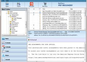 KDETools PST Recovery screenshot
