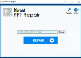 Yodot PPT Repair Software screenshot