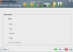 Archive Recovery screenshot