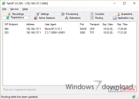 TekSIP screenshot