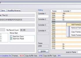 TAS Movie Editor screenshot