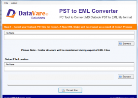 DataVare PST to EML Converter Expert screenshot
