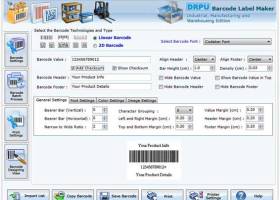 Manufacturing Industry Barcode Software screenshot
