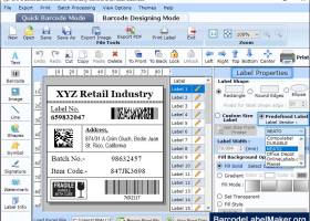 Retail Barcode Labels Maker screenshot