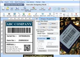 Barcode Label Generator screenshot