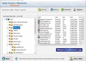 Removable Media Restore Software screenshot