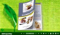 3DPageFlip Flash Catalog Templates for Green screenshot