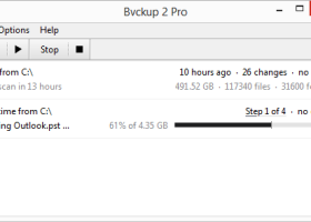 Bvckup 2 screenshot