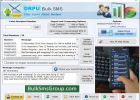 Mobile SMS Software screenshot