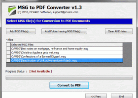 Message File without Outlook to PDF screenshot