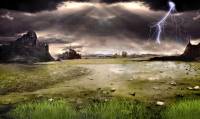 Thunderstorm Field Animated Wallpaper screenshot
