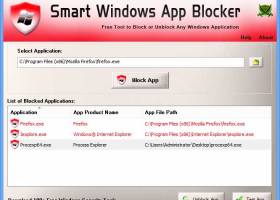 SmartWindowsAppBlocker screenshot
