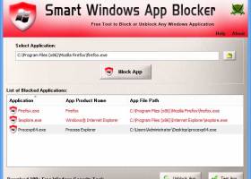 SmartWindowsAppBlocker screenshot