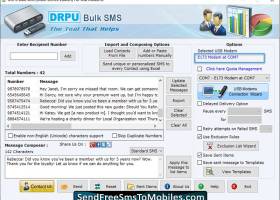 USB Modem Bulk SMS Software screenshot